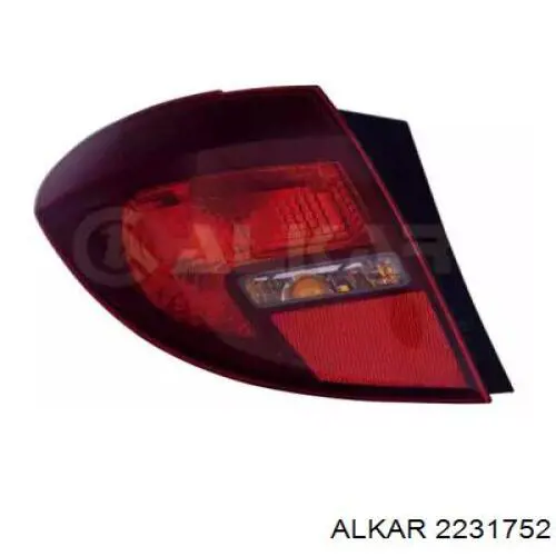 2231752 Alkar Lanterna traseira esquerda externa