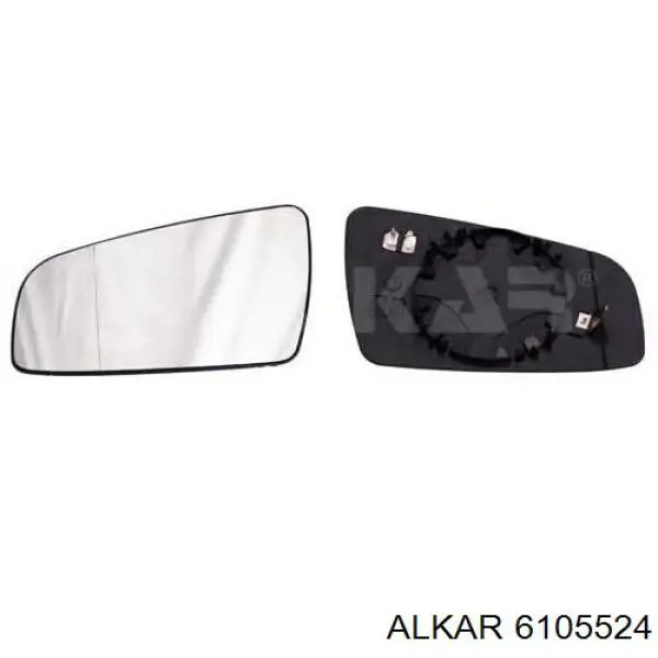 6105524 Alkar Espelho de retrovisão esquerdo