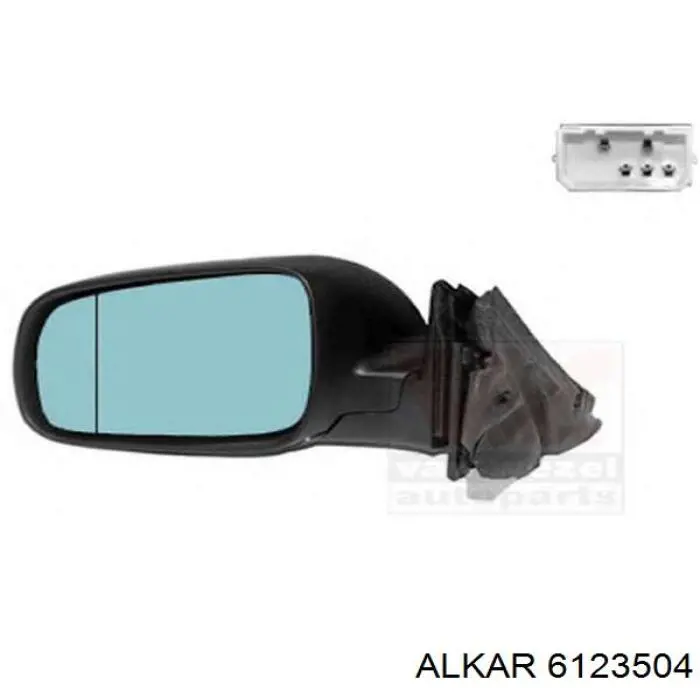 Compre 4A1857535 VAG Elemento espelhado do espelho de retrovisão esquerdo