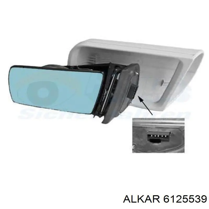 Espelho de retrovisão esquerdo Alkar 6125539 preço, a partir de 132,10 USD