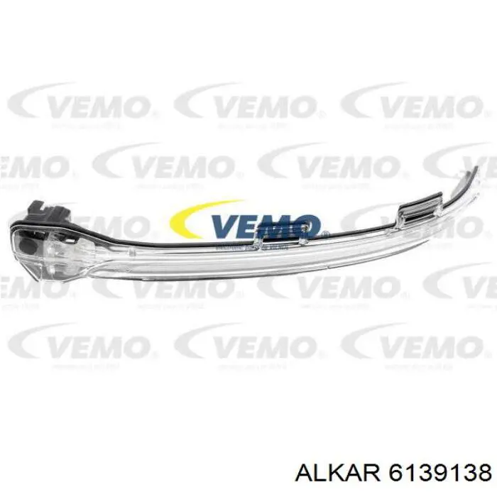 6139138 Alkar Espelho de retrovisão esquerdo