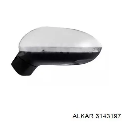 3G1857507BK9B9 VAG Espelho de retrovisão esquerdo