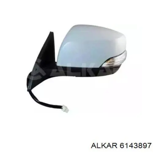 6143897 Alkar Espelho de retrovisão esquerdo