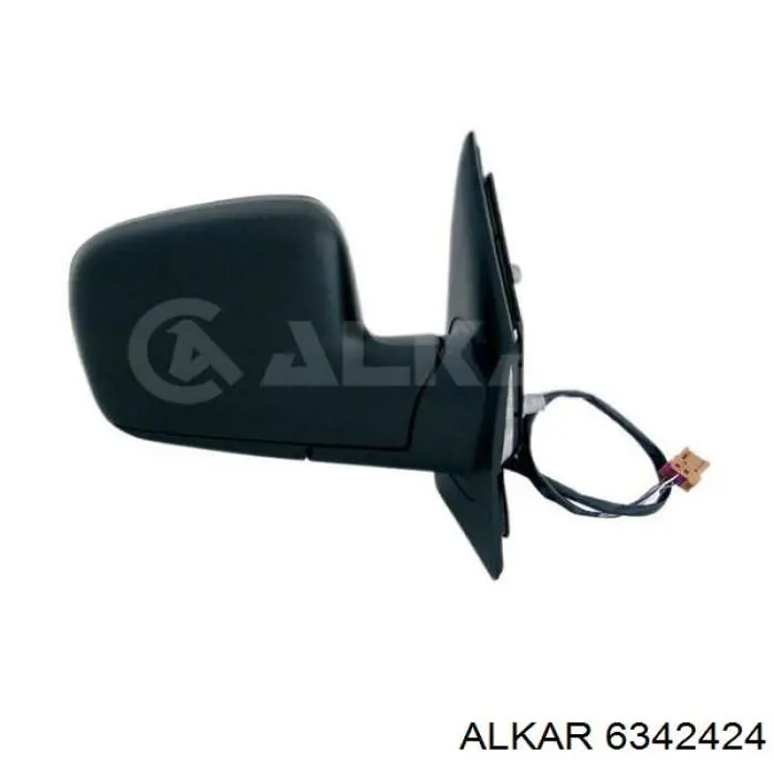 Compre 6342424 Alkar Placa sobreposta (tampa) do espelho de retrovisão esquerdo