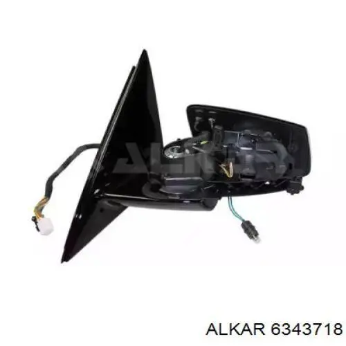 6343718 Alkar Espelho de retrovisão esquerdo