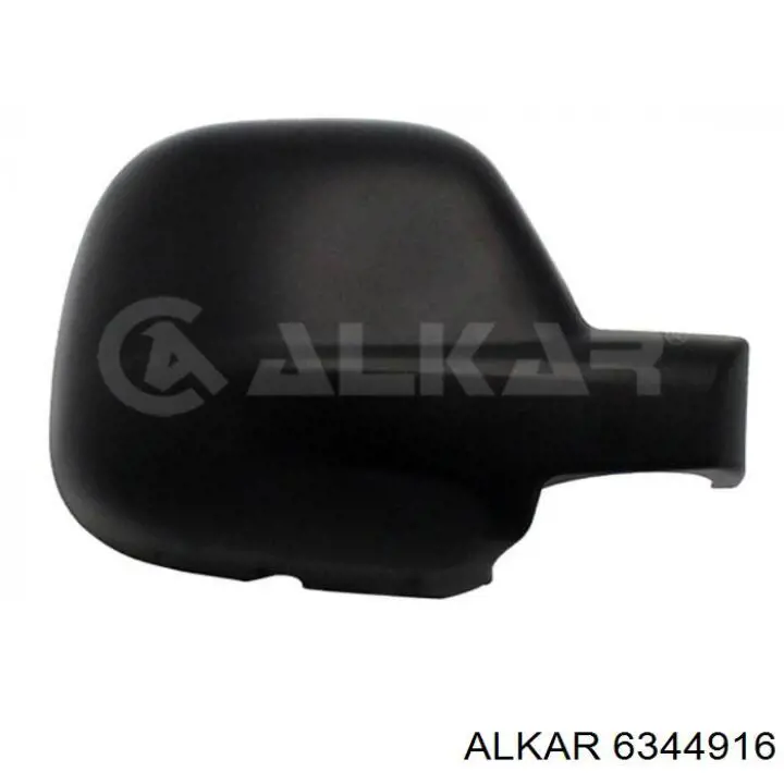 6344916 Alkar Placa sobreposta (tampa) do espelho de retrovisão direito