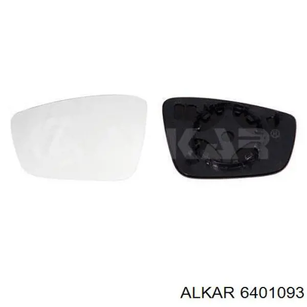 6401093 Alkar Elemento espelhado do espelho de retrovisão esquerdo