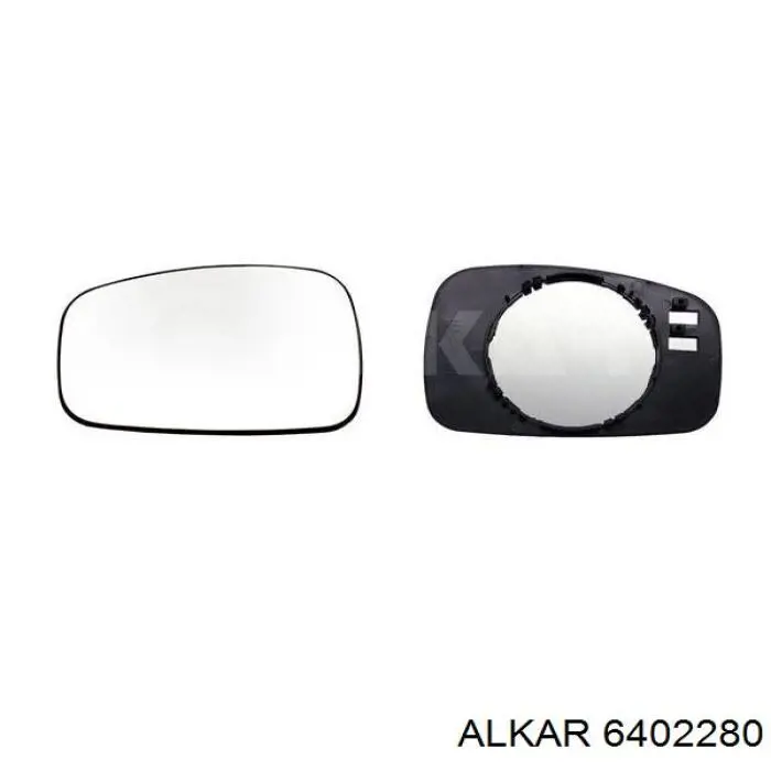 Compre 6402280 Alkar Elemento espelhado do espelho de retrovisão direito