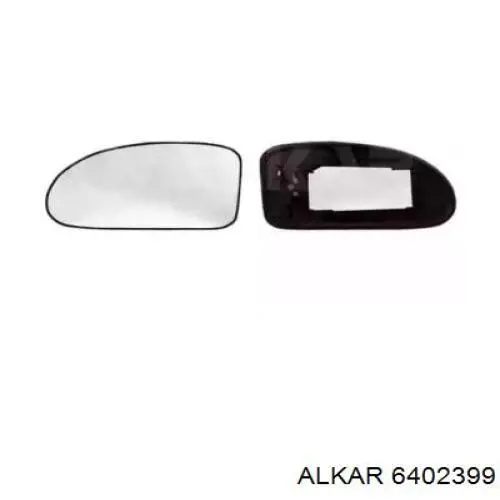 Elemento espelhado do espelho de retrovisão direito Alkar 6402399 preço, a partir de 9,63 USD