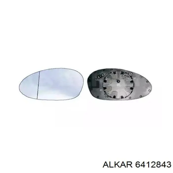 Elemento espelhado do espelho de retrovisão direito Alkar 6412843 preço, a partir de 22,85 USD