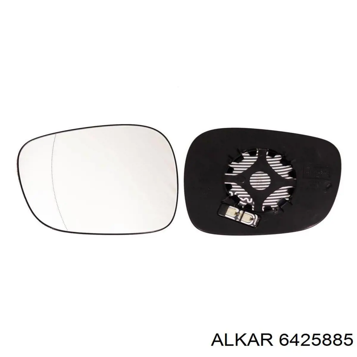 6425885 Alkar Elemento espelhado do espelho de retrovisão esquerdo