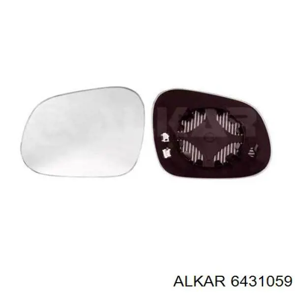 Elemento espelhado do espelho de retrovisão esquerdo Alkar 6431059 preço, a partir de 29,55 USD