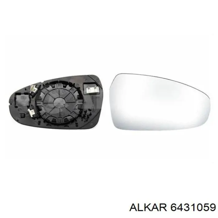 Compre 6431059 Alkar Elemento espelhado do espelho de retrovisão esquerdo