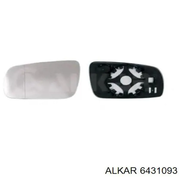 Compre 6431093 Alkar Elemento espelhado do espelho de retrovisão esquerdo