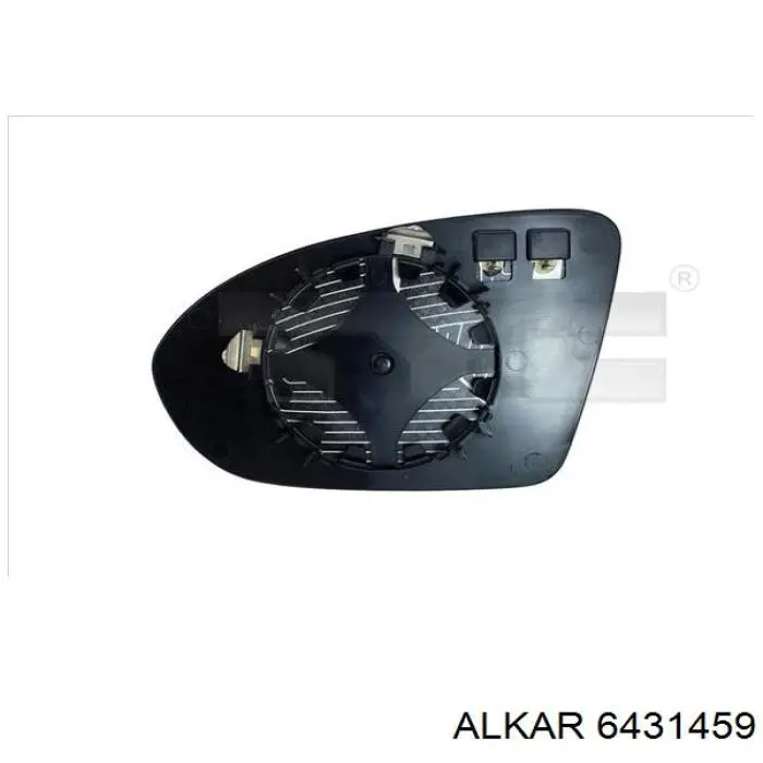 6431459 Alkar Elemento espelhado do espelho de retrovisão esquerdo