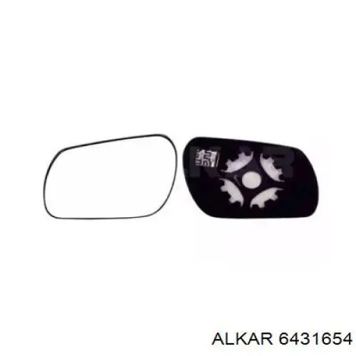 Compre 6431654 Alkar Elemento espelhado do espelho de retrovisão esquerdo