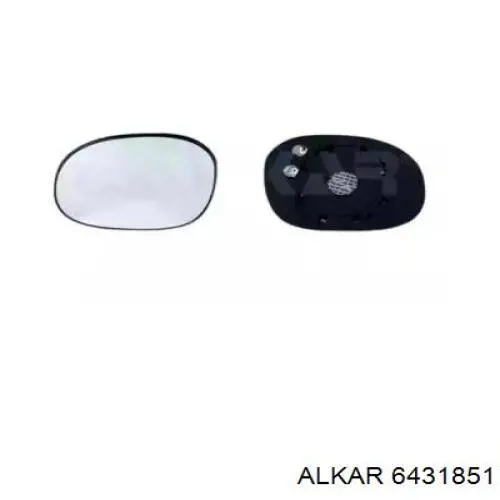 Elemento espelhado do espelho de retrovisão esquerdo Alkar 6431851 preço, a partir de 17,31 USD