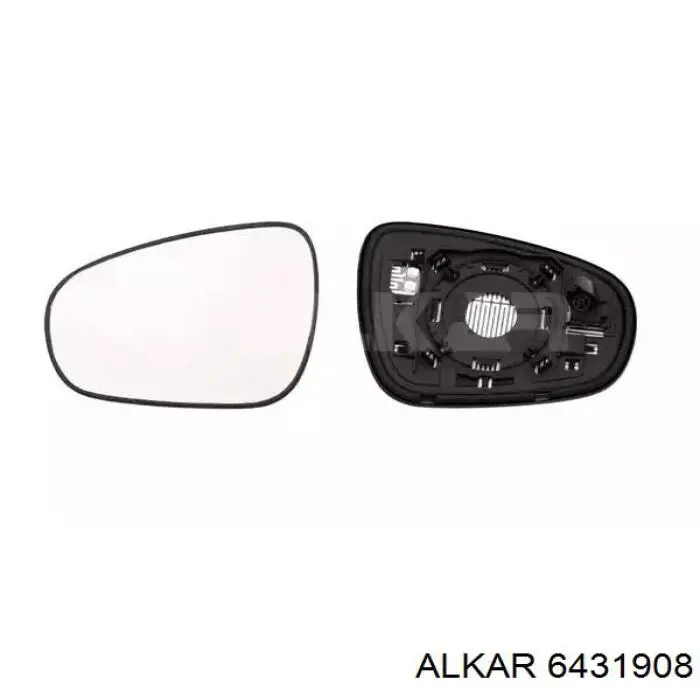 8796176020 Toyota Elemento espelhado do espelho de retrovisão esquerdo