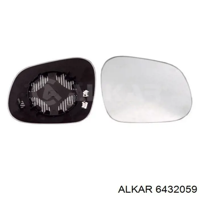 Elemento espelhado do espelho de retrovisão direito Alkar 6432059 preço, a partir de 17,79 USD