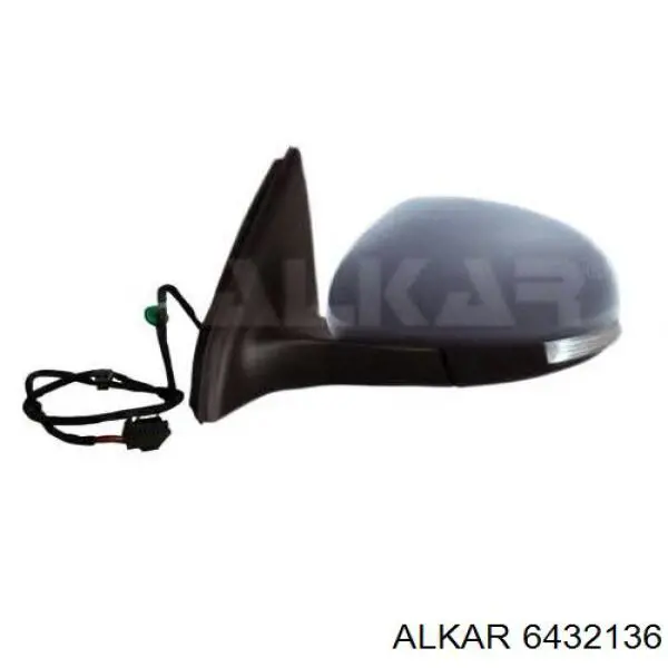 Compre 6432136 Alkar Elemento espelhado do espelho de retrovisão direito