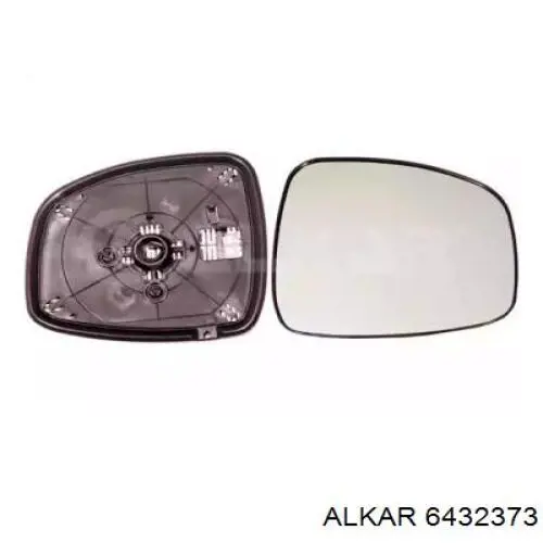 6432373 Alkar Elemento espelhado do espelho de retrovisão direito
