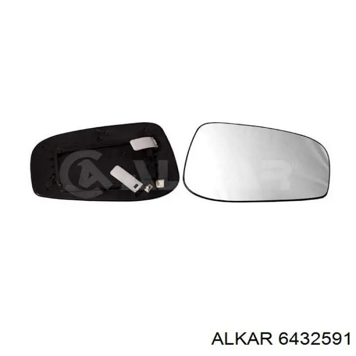 Elemento espelhado do espelho de retrovisão direito Alkar 6432591 preço, a partir de 32,47 USD