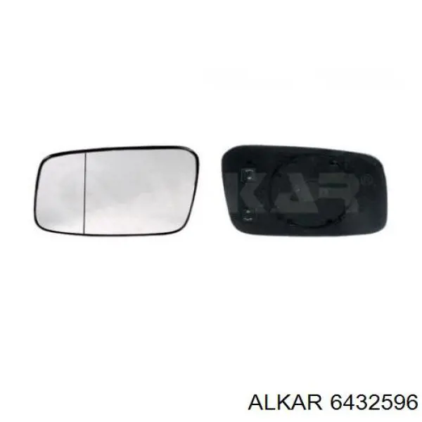 Compre 6432596 Alkar Elemento espelhado do espelho de retrovisão direito