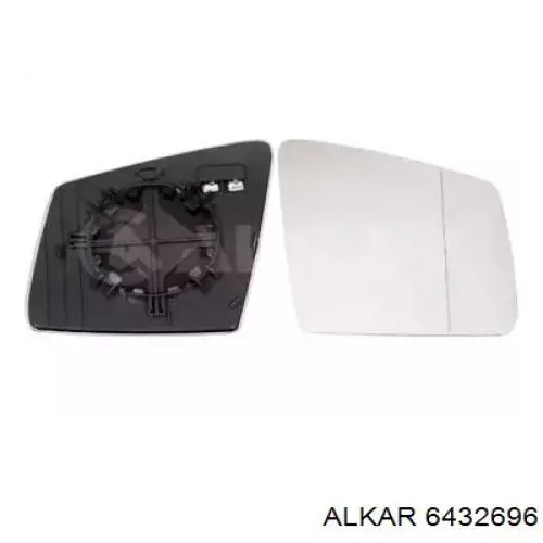Compre 5076555E Polcar Elemento espelhado do espelho de retrovisão direito