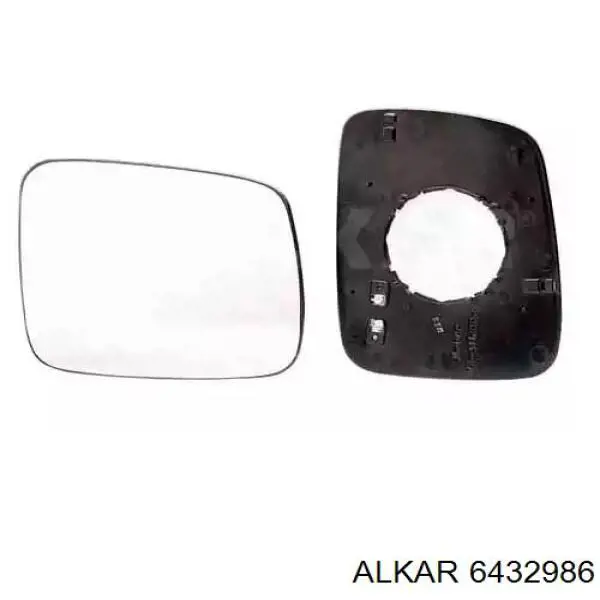 Elemento espelhado do espelho de retrovisão direito Alkar 6432986 preço, a partir de 16,92 USD
