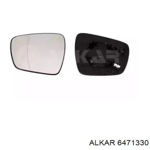 6471330 Alkar Elemento espelhado do espelho de retrovisão esquerdo
