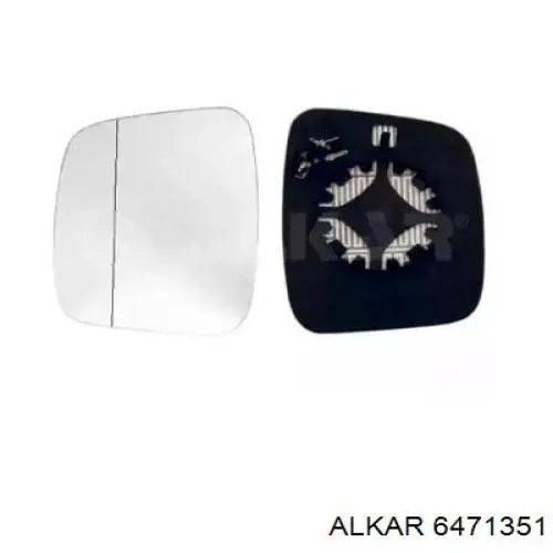 Elemento espelhado do espelho de retrovisão esquerdo Alkar 6471351 preço, a partir de 15,72 USD
