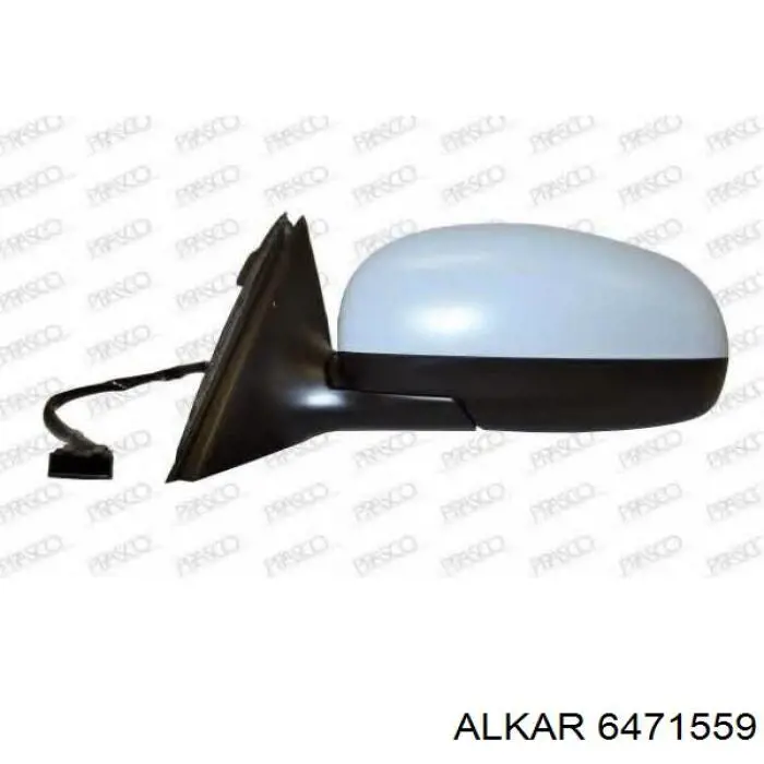 Compre 6471559 Alkar Elemento espelhado do espelho de retrovisão esquerdo