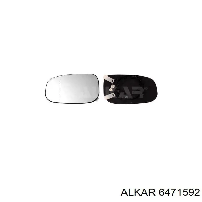Compre 6471592 Alkar Elemento espelhado do espelho de retrovisão esquerdo