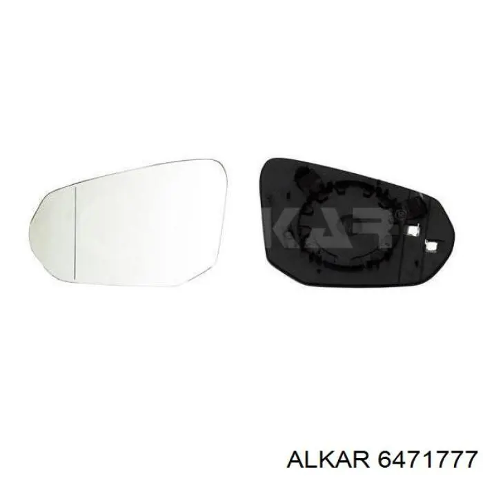 Compre 81A857535E VAG Elemento espelhado do espelho de retrovisão esquerdo