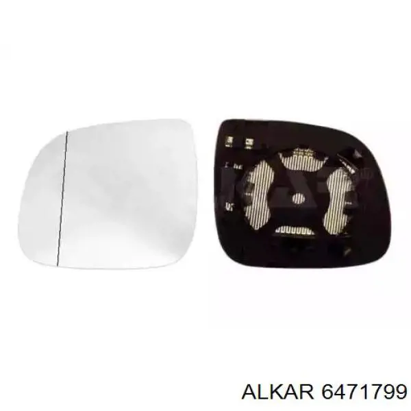 Elemento espelhado do espelho de retrovisão esquerdo Alkar 6471799 preço, a partir de 31,82 USD
