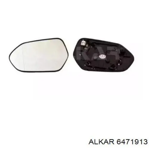 8796147380 Toyota Elemento espelhado do espelho de retrovisão esquerdo