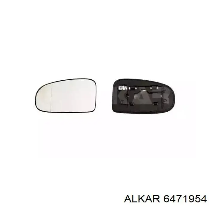 8796147190 Toyota Elemento espelhado do espelho de retrovisão esquerdo