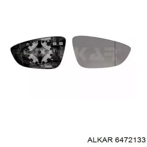6472133 Alkar Elemento espelhado do espelho de retrovisão direito