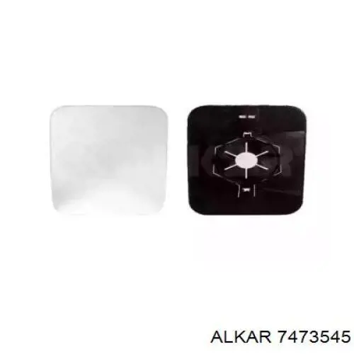 7473545 Alkar Elemento espelhado do espelho de retrovisão direito