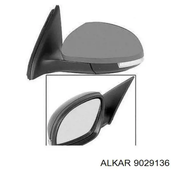 Compre 9029136 Alkar Espelho de retrovisão esquerdo