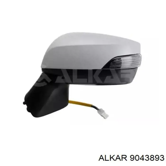 9043893 Alkar Espelho de retrovisão esquerdo