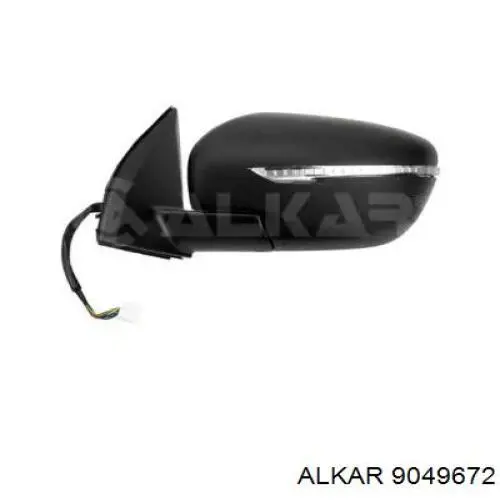 9049672 Alkar Espelho de retrovisão esquerdo