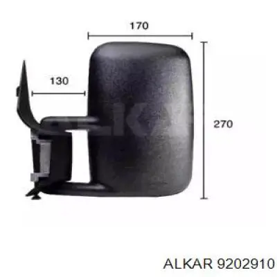 Espelho de retrovisão direito Alkar 9202910 preço, a partir de 76,24 USD