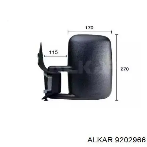 Espelho de retrovisão direito Alkar 9202966 preço, a partir de 76,53 USD