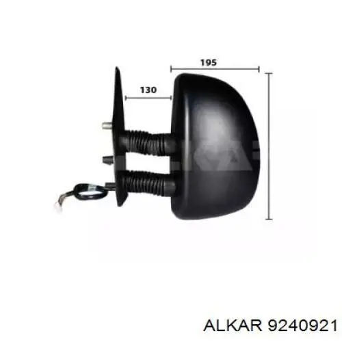 Compre 9240921 Alkar Espelho de retrovisão direito