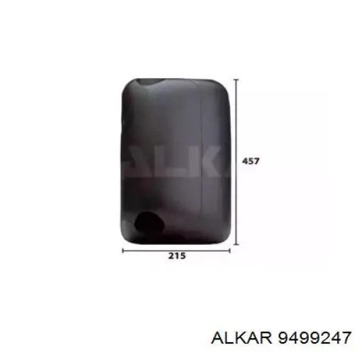 Compre 9499247 Alkar Espelho de retrovisão