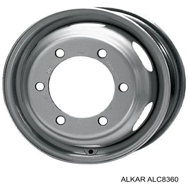 Discos de roda de aço (estampados) Alkar ALC8360 preço, a partir de 122,69 USD