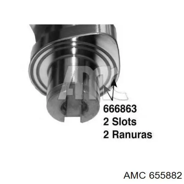 655882 AMC Árvore distribuidora de motor