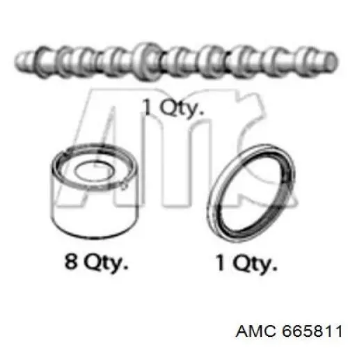 Árvore distribuidora de motor para Mazda 626 III GD