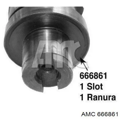 666861 AMC Árvore distribuidora de motor